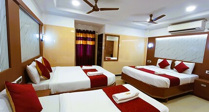 HOTEL JEYAM Room Type - DELUXE FIVE - BED AC ROOM