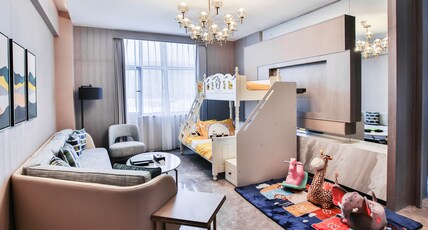 Holiday Inn Xining Hot-Spring Room Type - 2 Bedroom Family Suite Dining Kitchen