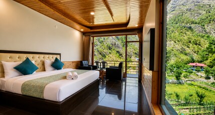 Symphony Woods Resort Tirthan Room Type - Super Deluxe Room with Balcony and Mountain View