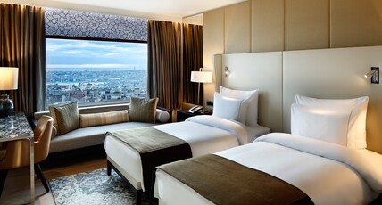 The Marmara Taksim Room Type - Deluxe Double or Twin Room with Bosphorus View The Marmara Taksim Room Type - Deluxe Double or Twin Room with Bosphorus View