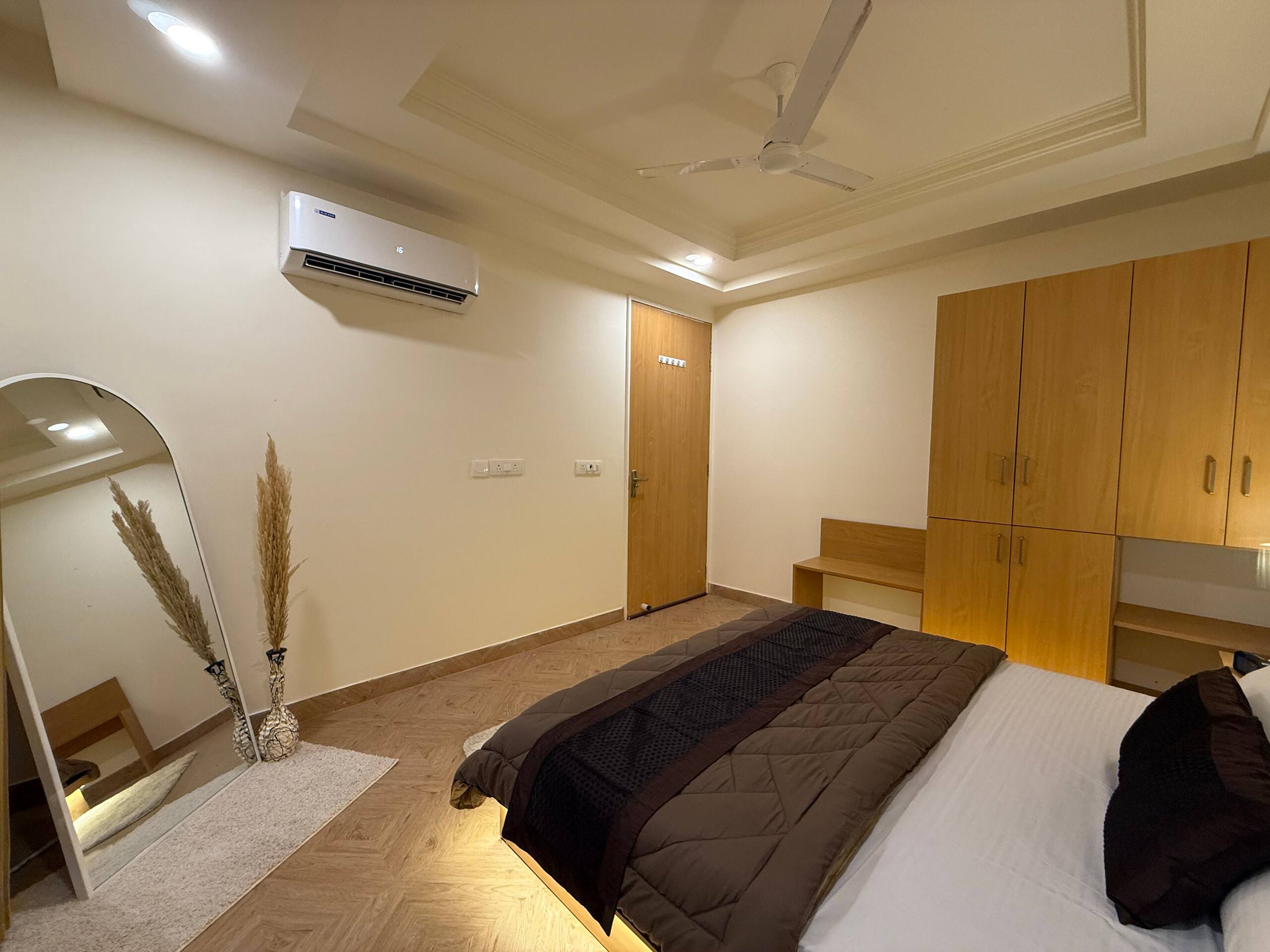 Maison Stays Premium Cozy 1BHK Near Medanta - Tap to explore photos