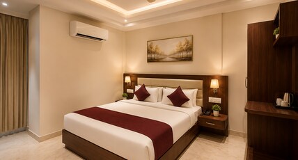 Hotel Vinayak Near Akshaya Patra Jagatpura Room Type - Deluxe Room