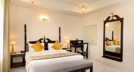 Turban Bhawani Heritage | Private Pool Suites | Resort in Kumbhalgarh. Room Type - Heritage Room | Free Access to Swimming Pool.