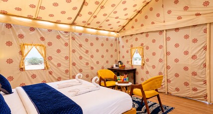 Rajputana Desert Camp Room Type - Maharaja Tents - AC