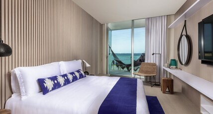 SLS Cancun Hotel & Spa Room Type - Deluxe Ocean Front One Bedroom Suite