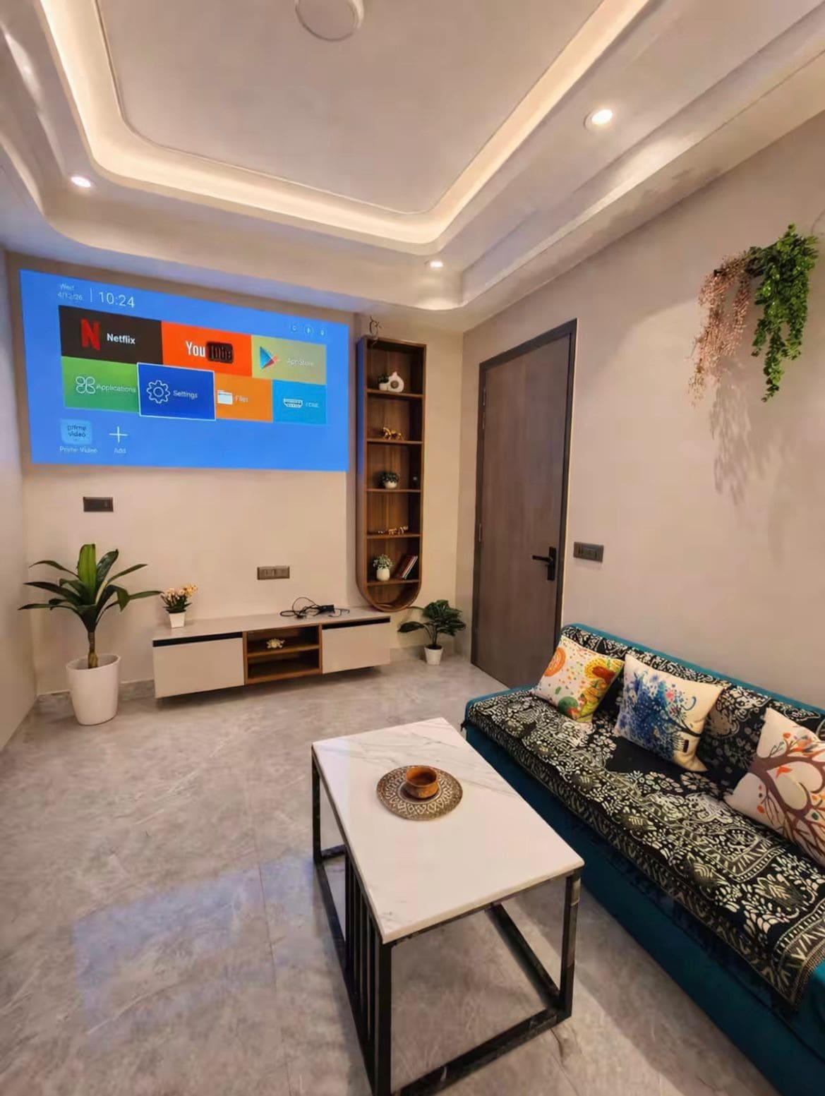 StayEasy Executive & Cozy 1bhk Balcony Apartment | DLF Phase 3 - Tap to explore photos