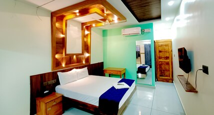 Ocean Queen Palace Poovar Room Type - Indian - Sea & Garden view Room (Room no : 11 )