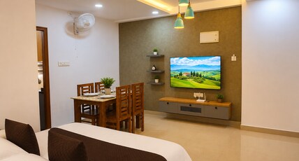 Modern 1BHK G1301 Apartment | 500m to West Nada, Guruvayur Room Type - Modern 1BHK Apartment - 500m to West Nada, Guruvayur
