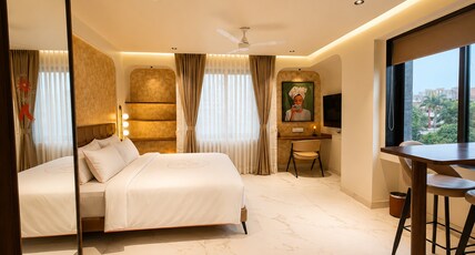 Volantiss Pune Balewadi High Street Room Type - Volantiss Aspire Studio with Kitchenette Volantiss Pune Balewadi High Street Room Type - Volantiss Aspire Studio with Kitchenette