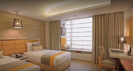 Barsana Boutique Hotel (Pure vegetarian) Room Type - Deluxe Twin Bed