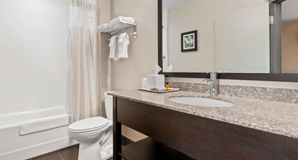 Best Western Plus Fergus Hotel Room Type - Suite-1 King Bed, Non-Smoking, Sofabed, Work Desk, Microwave And Refrigerator, Wi-Fi, Full Breakfast Best Western Plus Fergus Hotel Room Type - Suite-1 King Bed, Non-Smoking, Sofabed, Work Desk, Microwave And Refrigerator, Wi-Fi, Full Breakfast