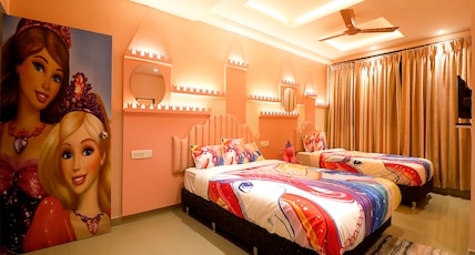 Hotel Greek Glory Room Type - Princess Pink Room - 1 Double Bed + 1 Single Bed Hotel Greek Glory Room Type - Princess Pink Room - 1 Double Bed + 1 Single Bed