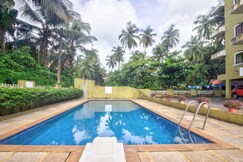New furnished 2 bedroom Penthouse, Pool, North Goa