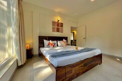 2 BHK Luxe Apt 10 mins to Vagator Common Pool