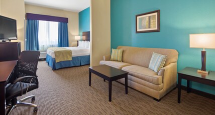 Best Western Lindsay Inn & Suites Room Type - Suite-1 King Bed, Non-Smoking, Pillowtop Bed, Microwave And Refrigerator, 42 Inch Lcd Television, So Best Western Lindsay Inn & Suites Room Type - Suite-1 King Bed, Non-Smoking, Pillowtop Bed, Microwave And Refrigerator, 42 Inch Lcd Television, So