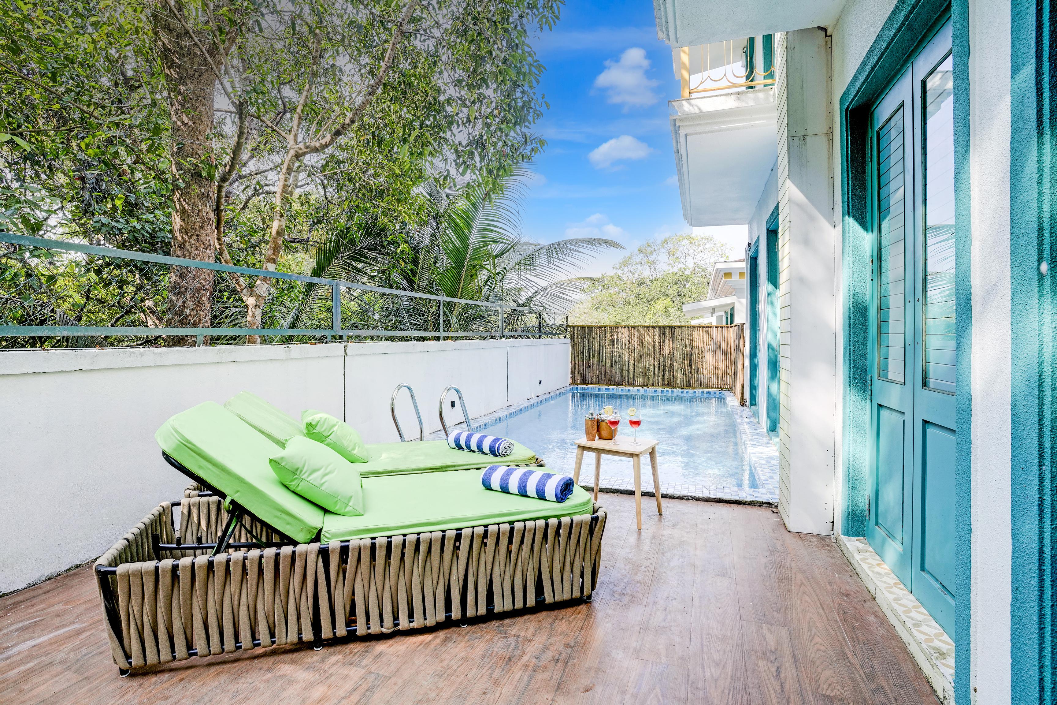 DanCenter Iksana Villa Siolim | 3BHK | Pvt Pool | Goa - Tap to explore photos