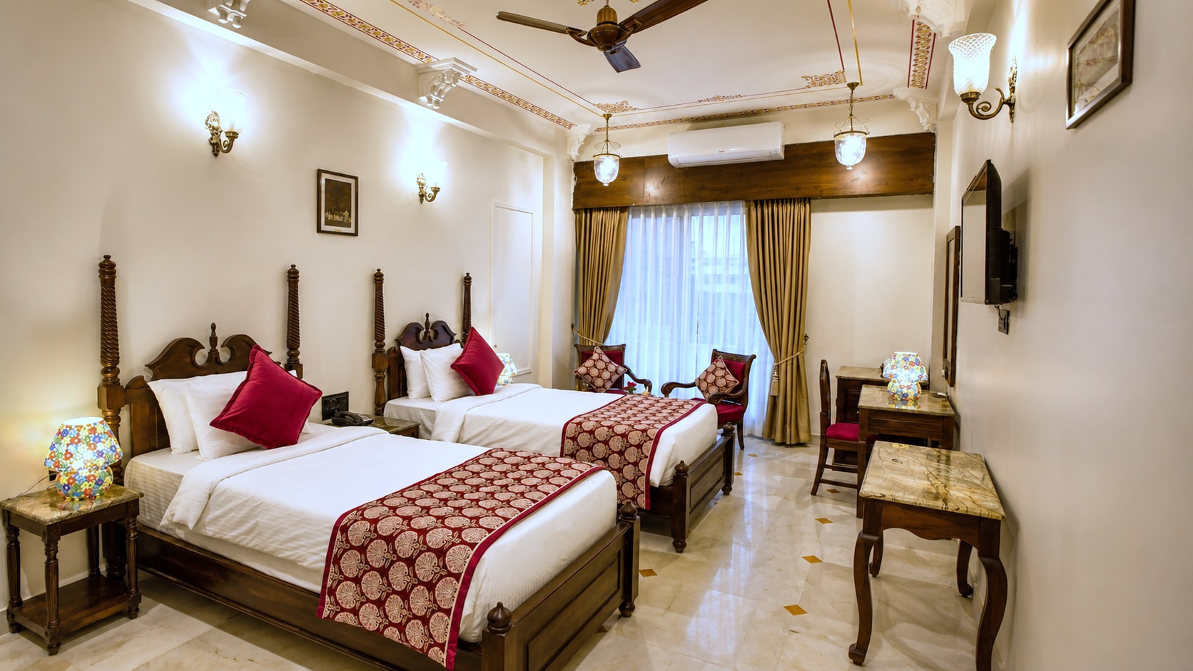 The Amar Mahal Luxury Boutique Hotel Near Fateh Sagar Lake - Tap to explore photos
