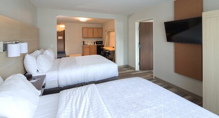 Holiday Inn Express Rochester Hills Room Type - 1 King 2 Queen 1 Bedroom Suite Sofa Bed