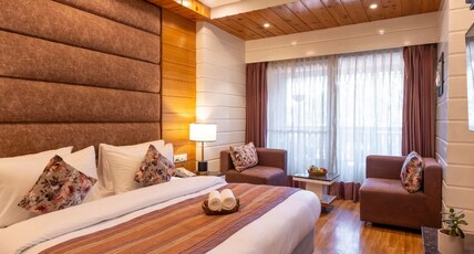 Moustache Mussoorie Room Type - Deluxe Room with balcony- A Wing
