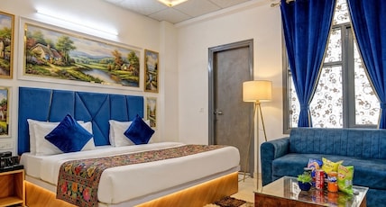 Cozy Nest Rohini | Couple & Business Traveller Room Type - Premium Deluxe Room with Private Balcony | Rohini Stay Cozy Nest Rohini | Couple & Business Traveller Room Type - Premium Deluxe Room with Private Balcony | Rohini Stay