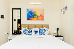 Breezy Studio at Baga Beach with Resort Amenities