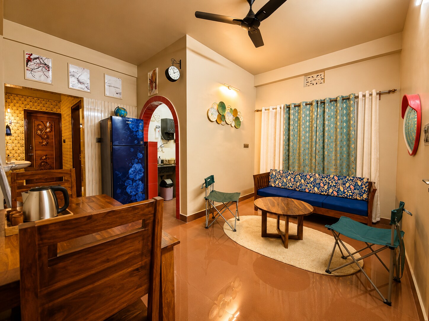 Aaroma Homez AC 1BHK | Balcony | Parking - Tap to explore photos