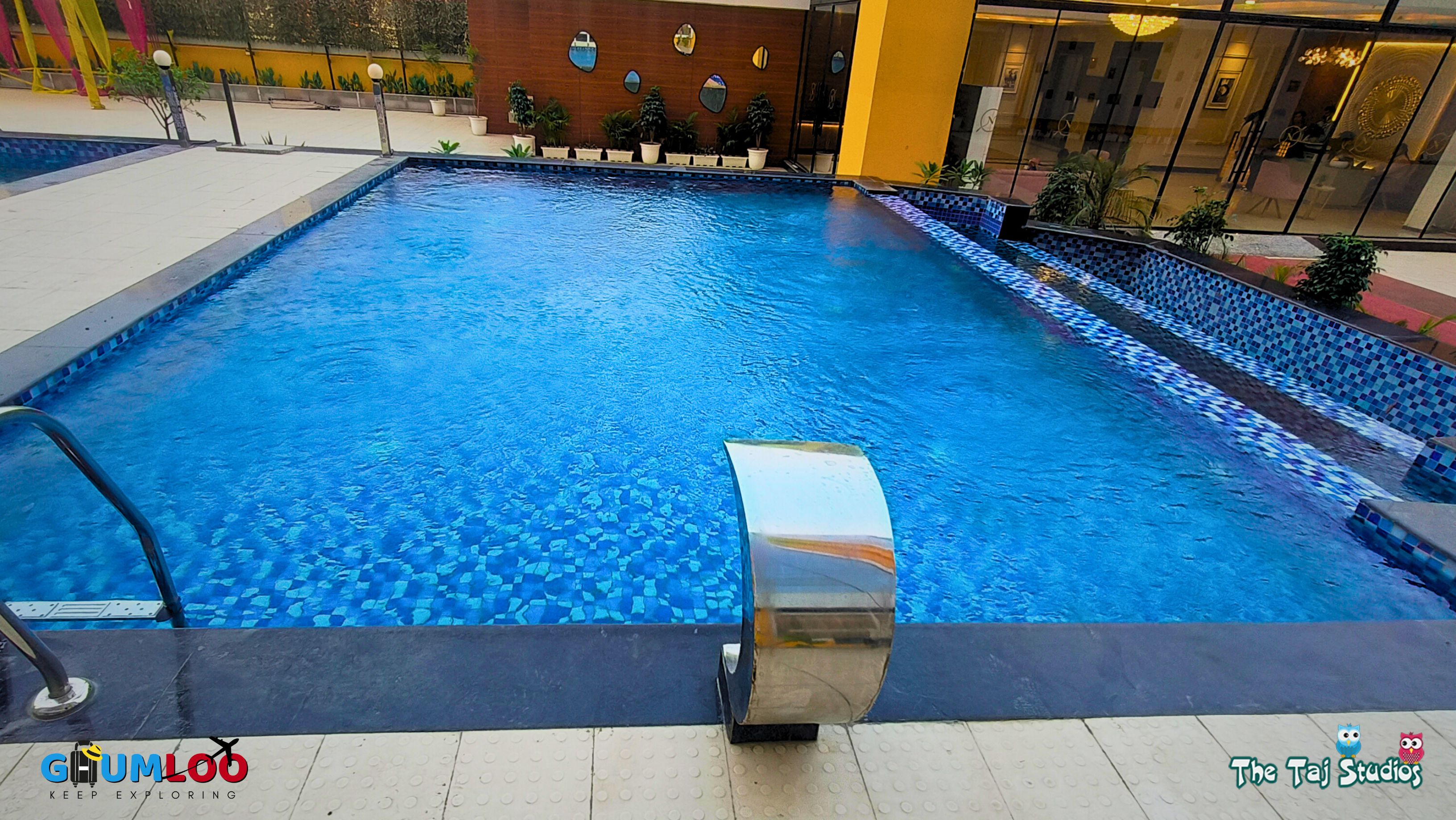 Couple Friendly Stay with Jacuzzi Room & Swimming Pool ( Only place in Noida) - Tap to explore photos