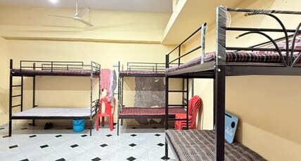Indira Nagar Girls PG Nashik Room Type - 8 Bedded Female Dormitory Room