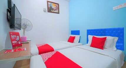 Hotel O V Stay Guesthouse Room Type - Standard Twin