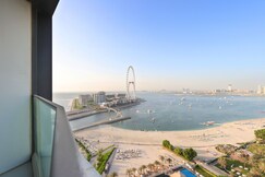 ELIVAAS Curated 3BR at Address JBR with Sea & Ain Dubai Views