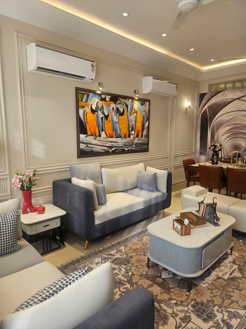 Blissful 3BHK Golf Course Rd | Micasso Homes | NoParty - Tap to explore photos