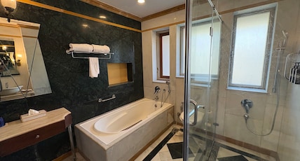 Ramada by Wyndham Udaipur Resort and Spa Room Type - Premium Villa-Bathtub, Valley and Sajjan-Garh Fort Views ( All Meals ) Ramada by Wyndham Udaipur Resort and Spa Room Type - Premium Villa-Bathtub, Valley and Sajjan-Garh Fort Views ( All Meals )