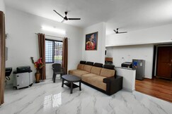 AGM Spacious AC 1BHK with Hall, Kitchen and Bath