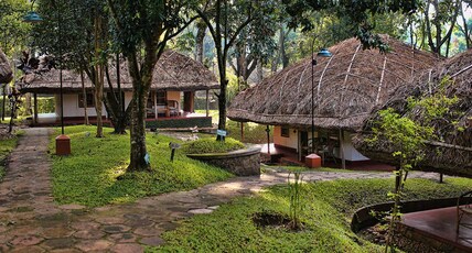 Spice Village Thekkady - A CGH Earth Experience Room Type - Spice Garden Cottage - Complimentary Cultural Performance for 30 Minutes. Spice Village Thekkady - A CGH Earth Experience Room Type - Spice Garden Cottage - Complimentary Cultural Performance for 30 Minutes.