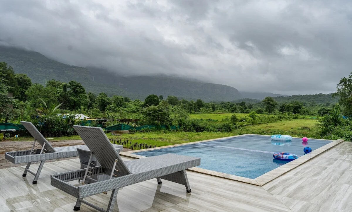 Cozy 2BHK Villa W Pvt Pool in Karjat - Tap to explore photos