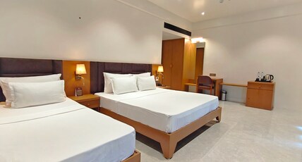The S Crown - Pure Veg Room Type - 3 Bedded Crown Family Room