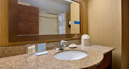 Hampton Inn Ft. Wayne-Southwest Room Type - 1 K STE ACC TUB MIC FRG NS