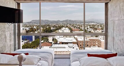 The LINE Hotel LA Room Type - Hollywood Hills View Double Double The LINE Hotel LA Room Type - Hollywood Hills View Double Double