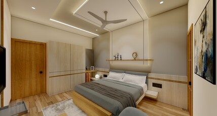 R.K LODGING Room Type - Deluxe Double Room