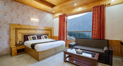 Hotel Cherry Manali Room Type - Super Deluxe with Mountain Snow View
