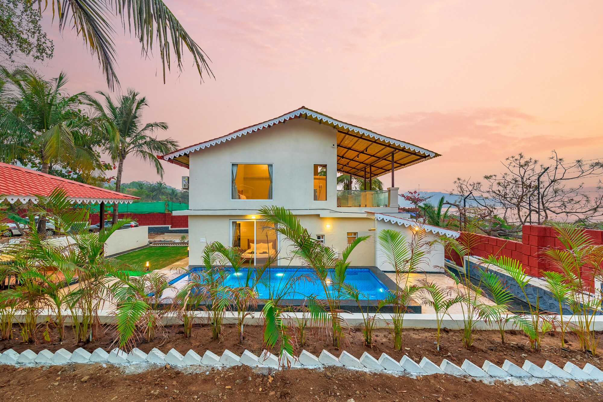 SaffronStays Coral Hues By The Beach - Tap to explore photos