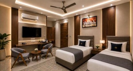 Airport Hotel Vishal Residency Room Type - Deluxe Twin Room