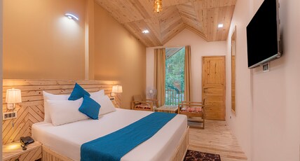 The Brightside Resorts Tirthan A Riverside Hotel Room Type - Deluxe Room with Balcony and Mountain-View