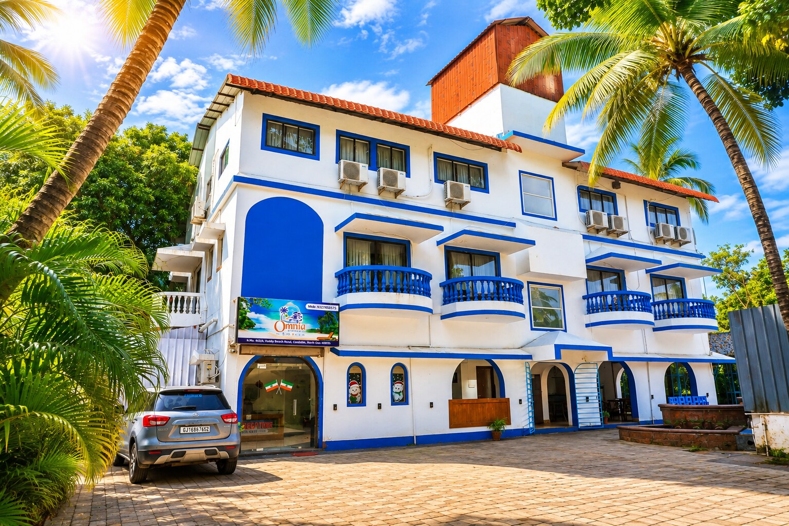 Omnia Beach Resort Near Candolim Beach - Tap to explore photos