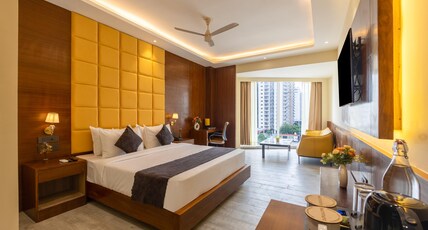 Saltstayz Premier - Manesar & Sector 86 Room Type - Luxury Suite with City View and Gym Access