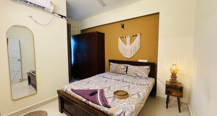Charter Stays Spacious Homestay in Gachibowli Near AIG Hospital Room Type - Boho Escape: 1BHK Private Penthouse. Charter Stays Spacious Homestay in Gachibowli Near AIG Hospital Room Type - Boho Escape: 1BHK Private Penthouse.