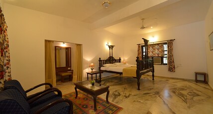 Jambughoda Palace | A Home For Nature Lovers Room Type - Deluxe AC | Garden View