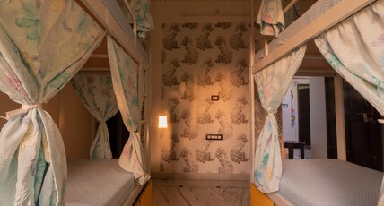 Whereabout Hostel |Rooftop Restaurant at Lake Pichola| Room Type - Superior AC 4 Bed Mixed Dorm