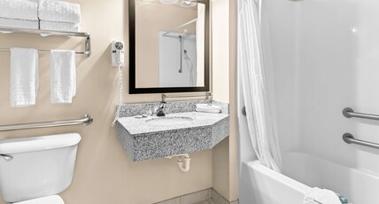 Best Western Baraboo Inn Room Type - Accessible - Suite King Bed, Mobility Accessible, Communication Assistance, Bathtub, 2 Rooms, Sofabe Best Western Baraboo Inn Room Type - Accessible - Suite King Bed, Mobility Accessible, Communication Assistance, Bathtub, 2 Rooms, Sofabe