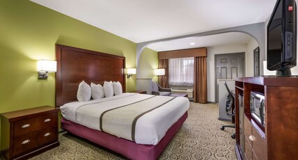 SureStay Hotel by Best Western Deer Park Room Type - 1 King Bed, Non-Smoking, Microwave And Refrigerator, Sofa, Wi-Fi, Continental Breakfast SureStay Hotel by Best Western Deer Park Room Type - 1 King Bed, Non-Smoking, Microwave And Refrigerator, Sofa, Wi-Fi, Continental Breakfast
